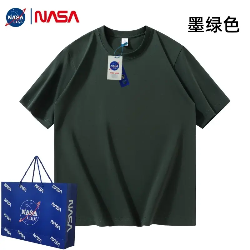 Men Black Cotton T-Shirt Loose Fit Summer Wear - Image 2