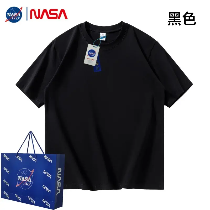 Men Black Cotton T-Shirt Loose Fit Summer Wear - Image 9