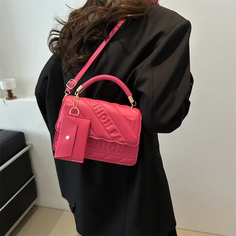 2024 Summer Women's Brown Fendi Inspired Shoulder Bag - Image 8