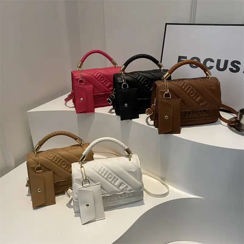 2024 Summer Women's Brown Fendi Inspired Shoulder Bag - Image 9