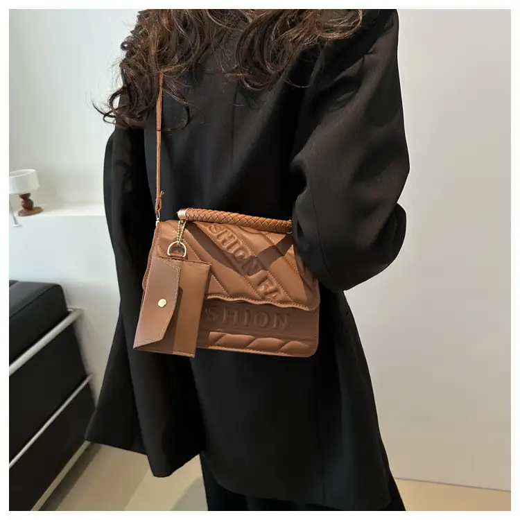 2024 Summer Women's Brown Fendi Inspired Shoulder Bag — feature 14