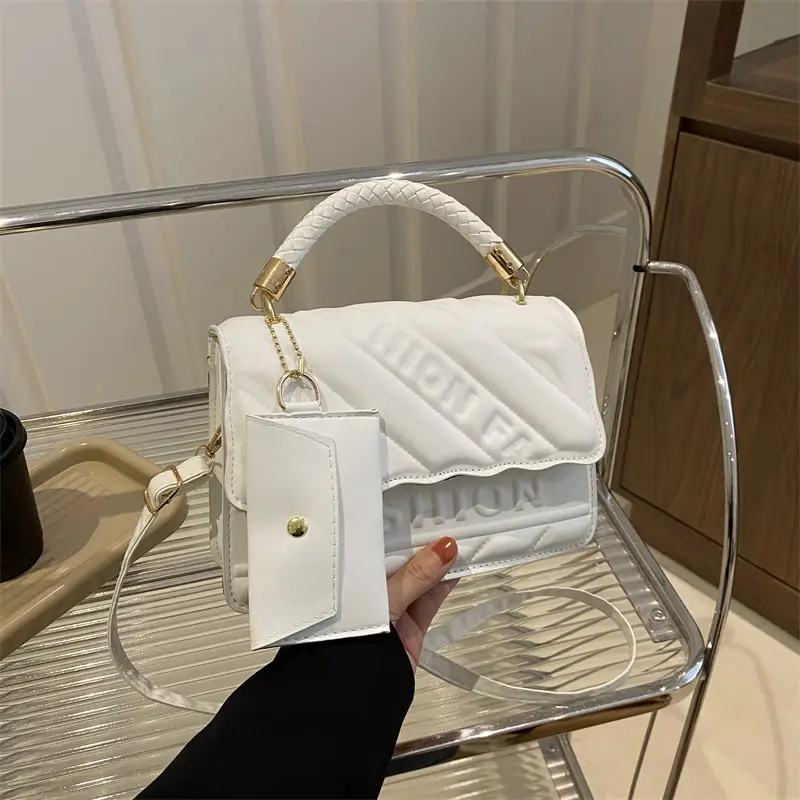 2024 Summer Women's Brown Fendi Inspired Shoulder Bag - Image 2