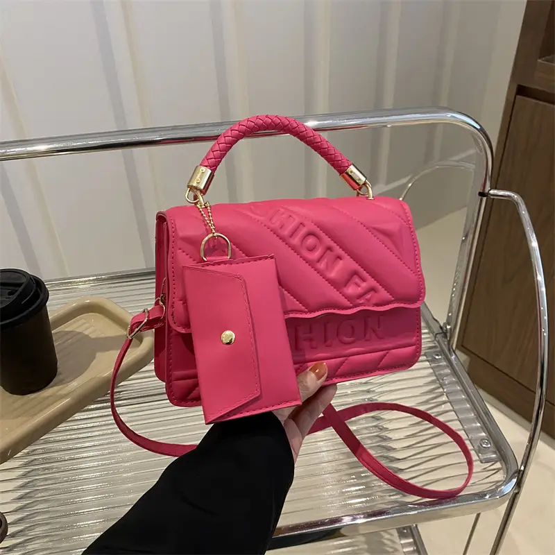 2024 Summer Women's Brown Fendi Inspired Shoulder Bag - Image 5