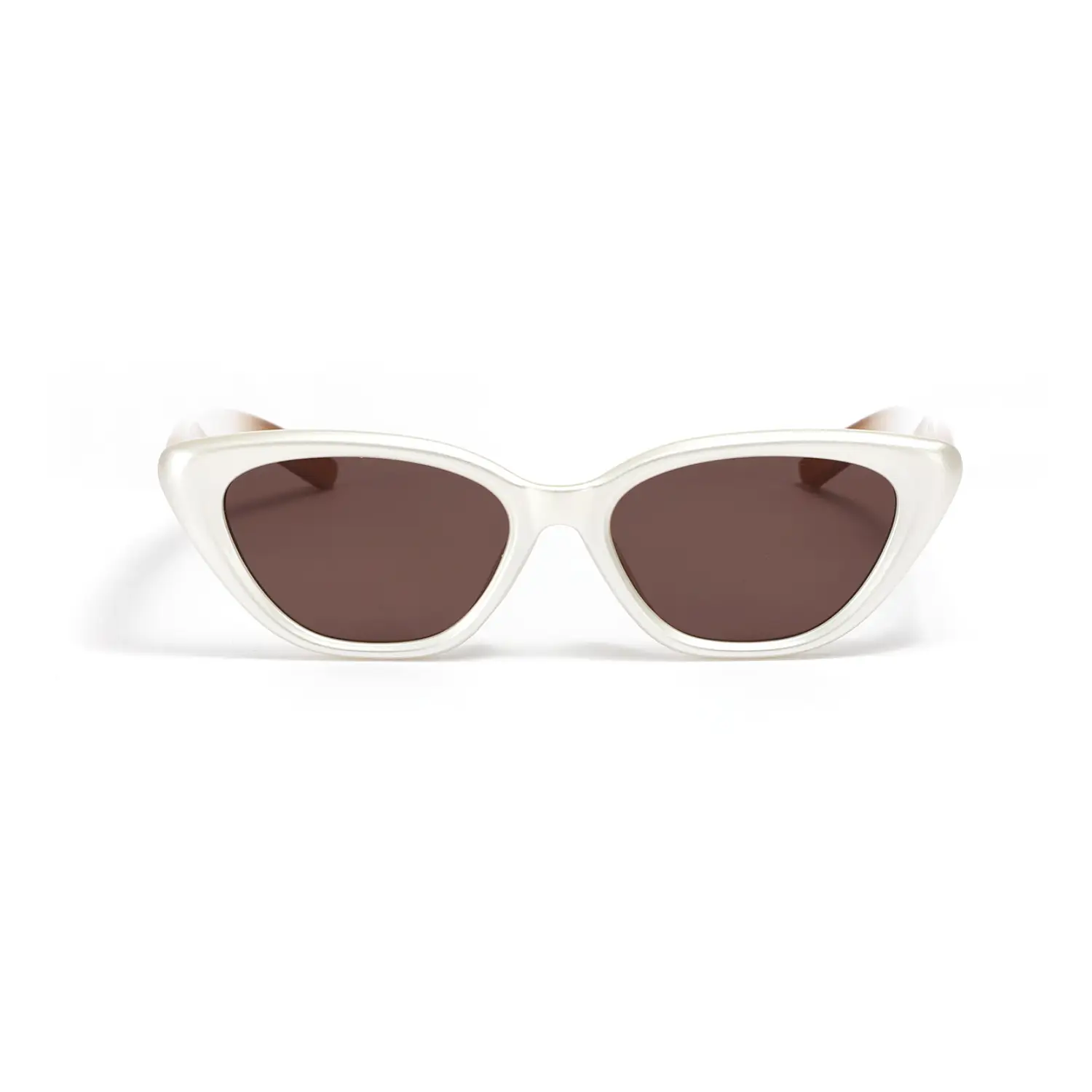 Men Square Sunglasses Pearl Color Small Frame - Image 5