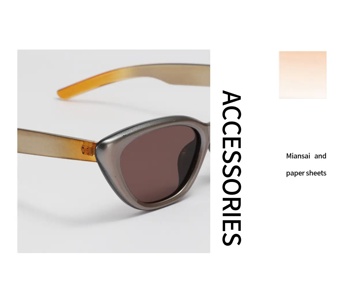 Men Square Sunglasses Pearl Color Small Frame — feature 2