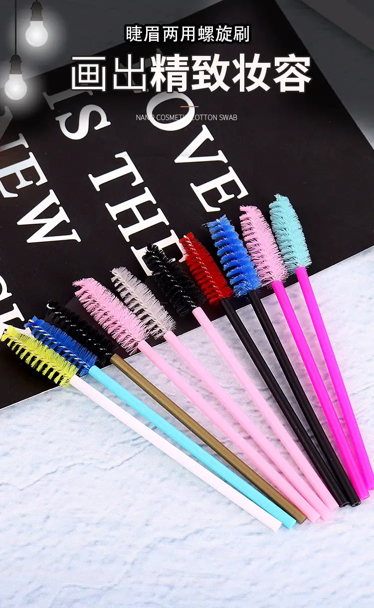 Hollow Rod Spiral Eyelash Brush for Volume — feature 1