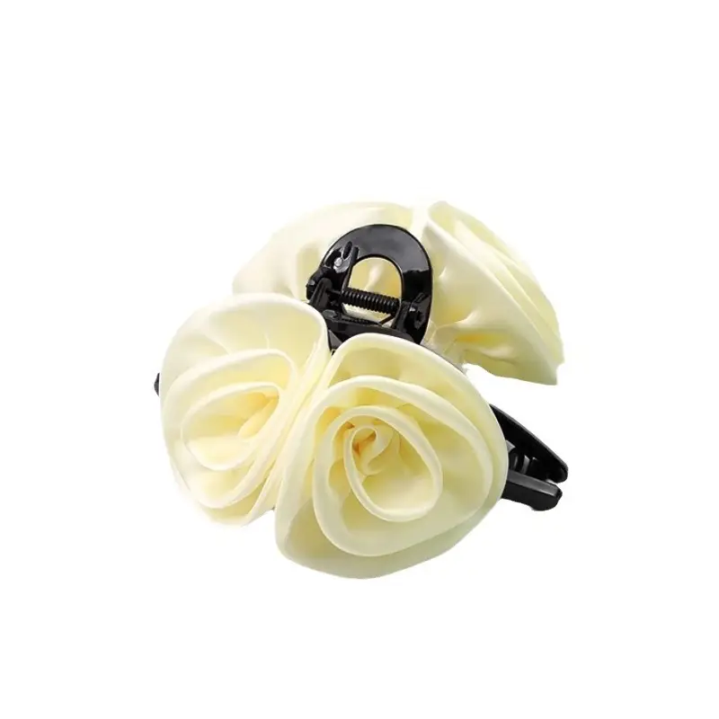 Red Rose Hair Clip for Women's High-Grade Back Head Updo - Image 8