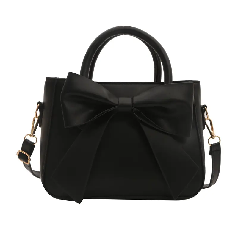 2024 Spring Summer Bow Handbag Women Pure Color - Image 10