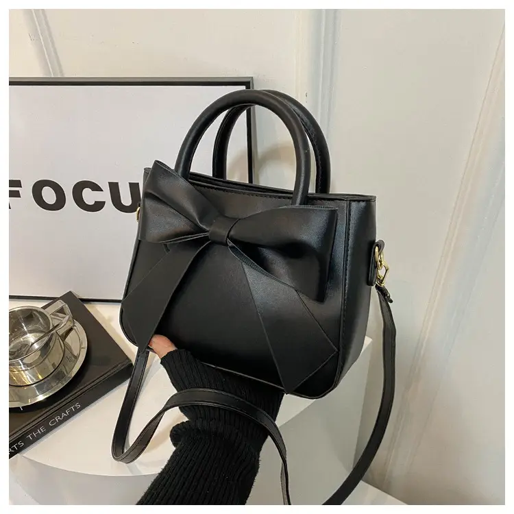 2024 Spring Summer Bow Handbag Women Pure Color — feature 18