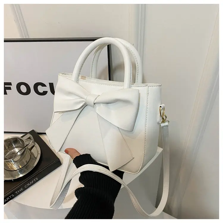 2024 Spring Summer Bow Handbag Women Pure Color — feature 19