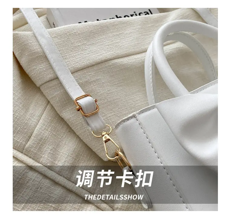 2024 Spring Summer Bow Handbag Women Pure Color — feature 4