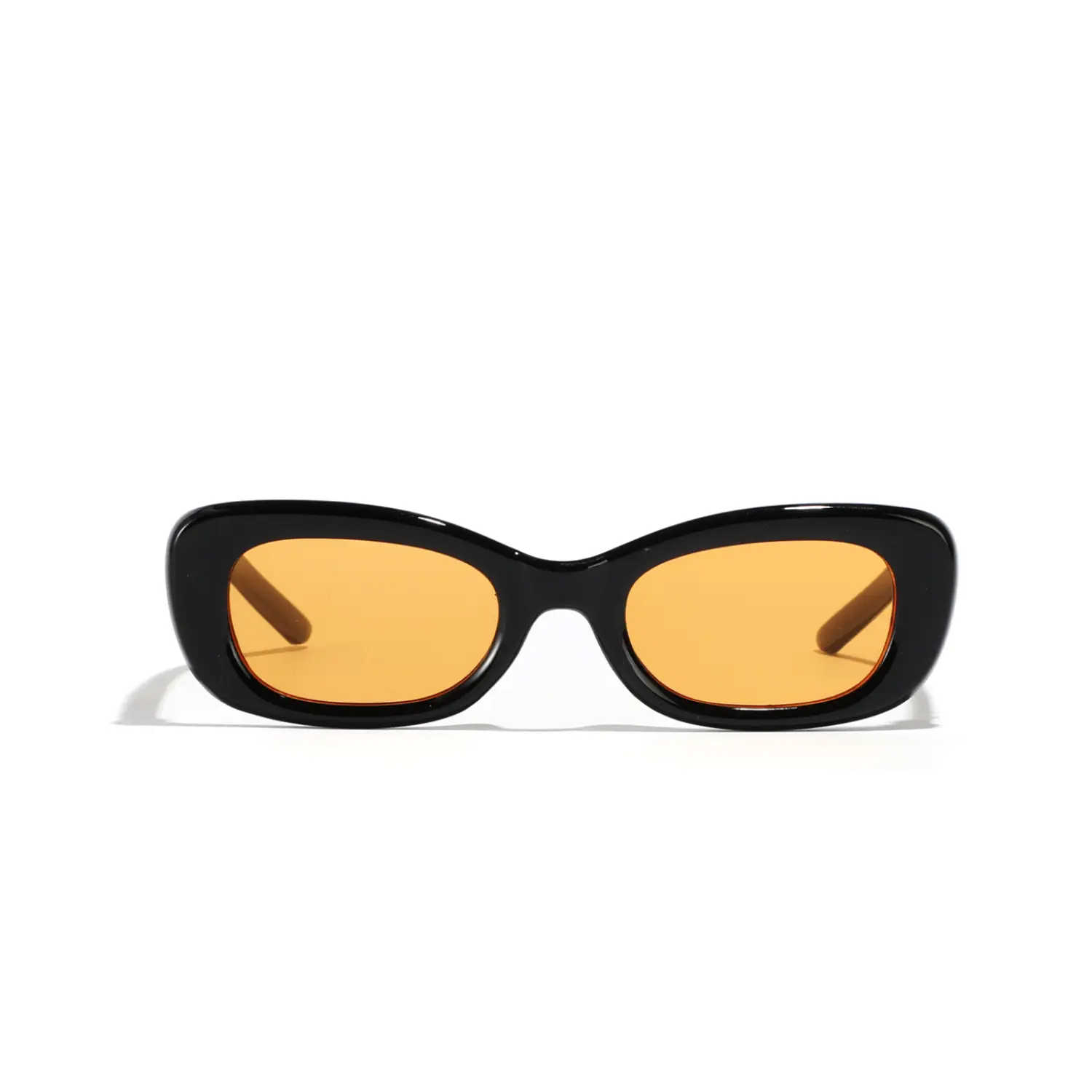 Men Rectangular Star Sunglasses with Rivet Frame - Image 6