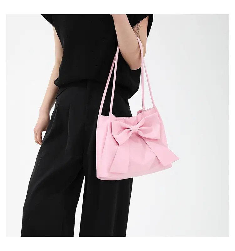 Sweet Girl's Pink Bow Shoulder Bag 2024 — feature 19