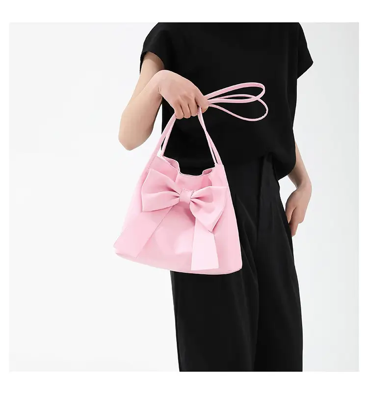 Sweet Girl's Pink Bow Shoulder Bag 2024 — feature 20
