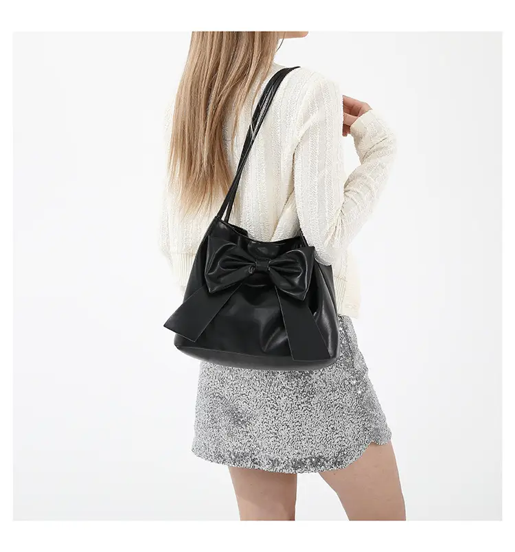 Sweet Girl's Pink Bow Shoulder Bag 2024 — feature 25