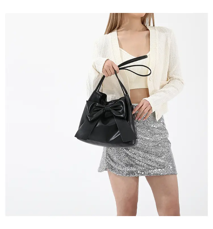 Sweet Girl's Pink Bow Shoulder Bag 2024 — feature 26