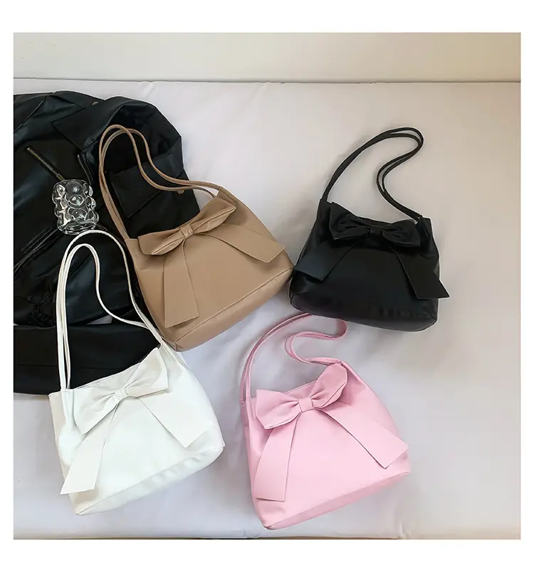 Sweet Girl's Pink Bow Shoulder Bag 2024 — feature 31