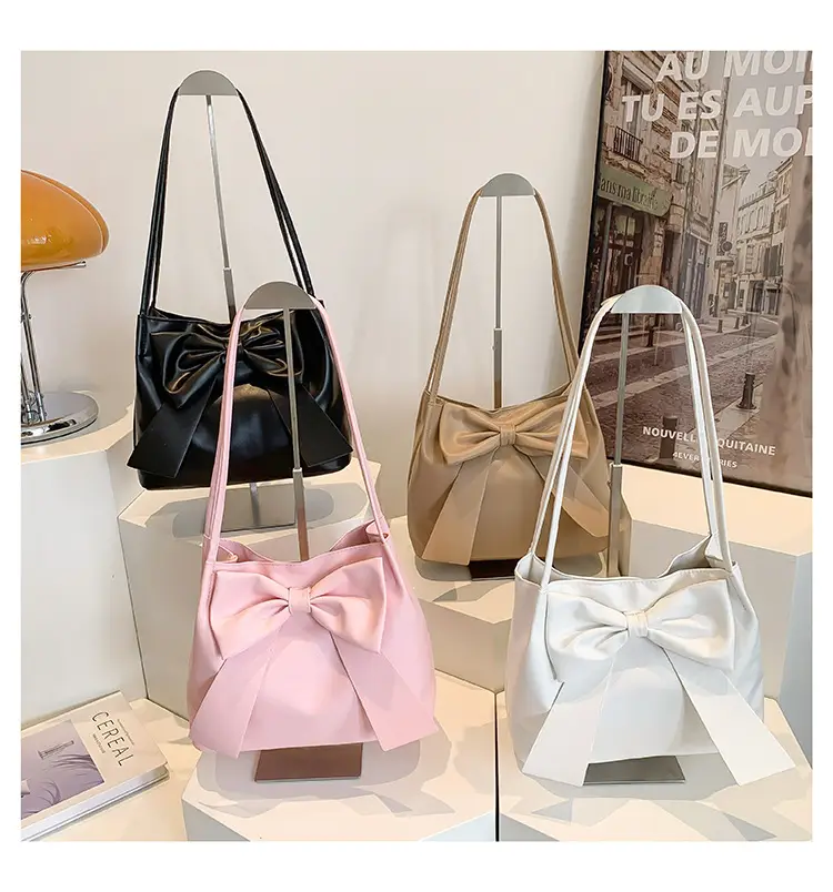 Sweet Girl's Pink Bow Shoulder Bag 2024 — feature 32