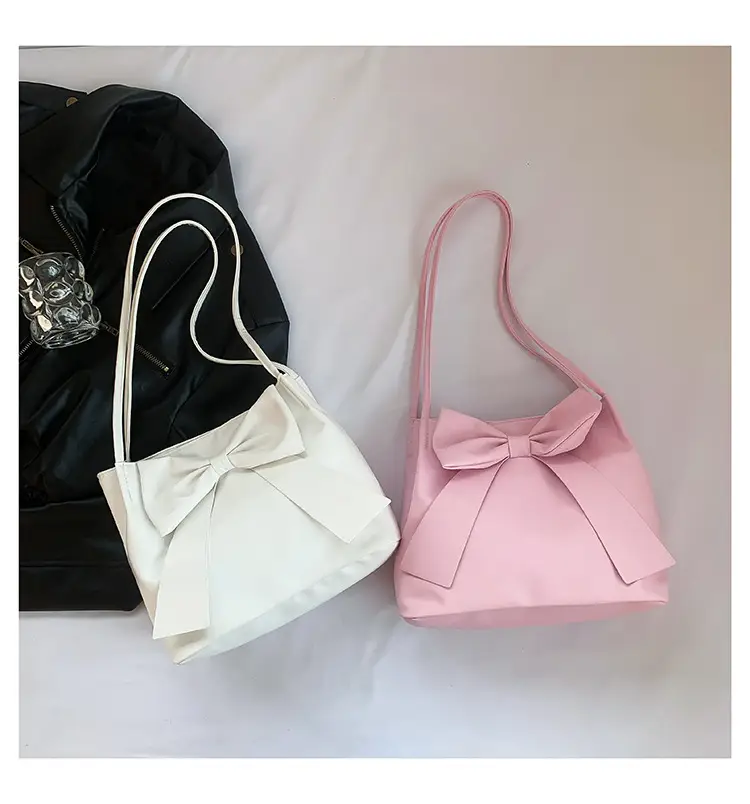 Sweet Girl's Pink Bow Shoulder Bag 2024 — feature 34