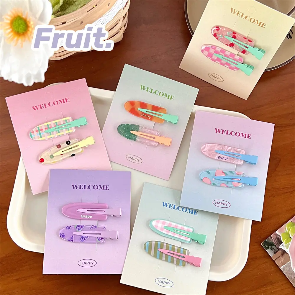 Fruit Girl Hairpin Hair Accessories 2 Pack
