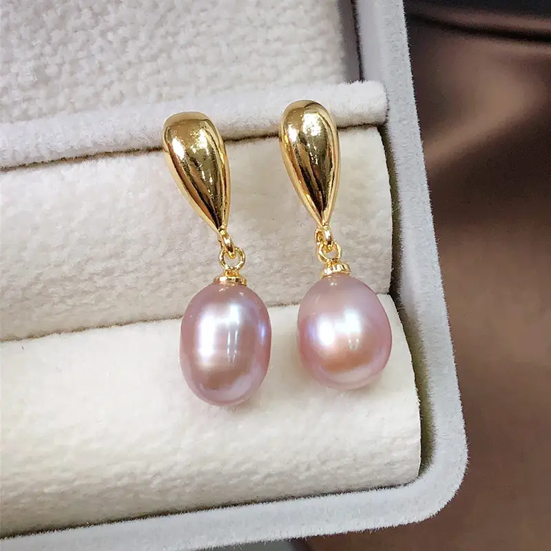 2024 Freshwater Pearl Drop Earrings for Women - Image 3