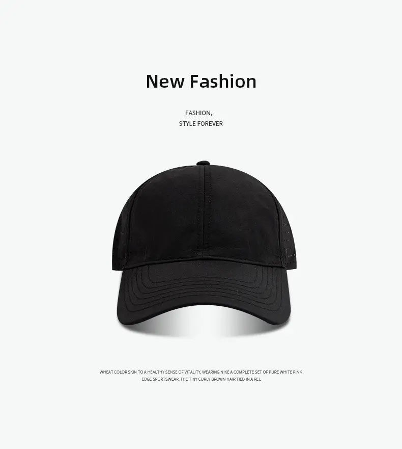 Beige Mesh Peak Cap for Summer Outdoor Use — feature 8