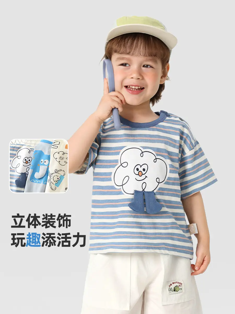 Baby T-Shirts Summer Casual Short Sleeve for Boys Girls - Image 4