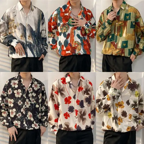 Fairy Shirt Men's Printed Long Sleeve Spring Autumn - Image 40