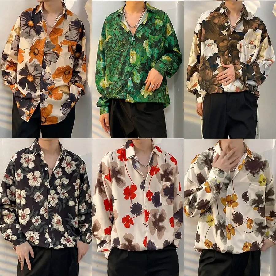 Fairy Shirt Men's Printed Long Sleeve Spring Autumn - Image 41