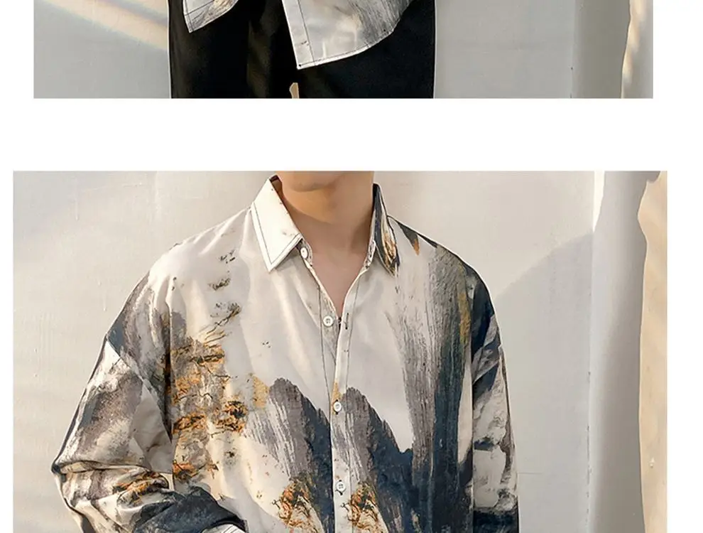 Fairy Shirt Men's Printed Long Sleeve Spring Autumn — feature 4