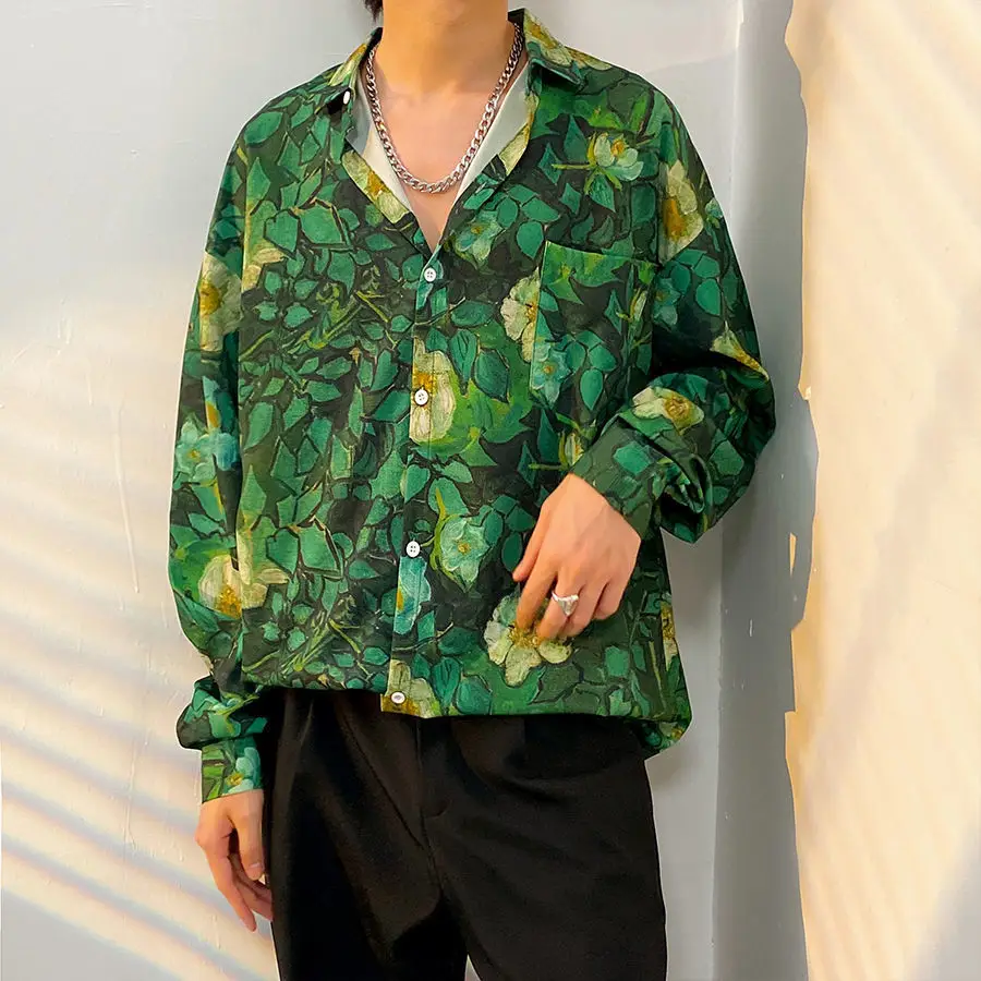 Fairy Shirt Men's Printed Long Sleeve Spring Autumn - Image 19