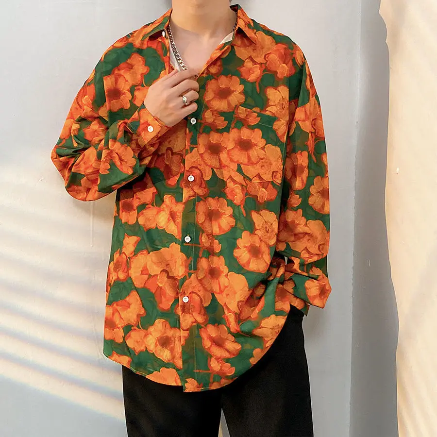Fairy Shirt Men's Printed Long Sleeve Spring Autumn - Image 24