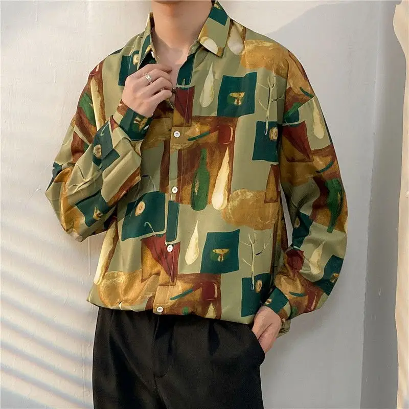 Fairy Shirt Men's Printed Long Sleeve Spring Autumn - Image 28