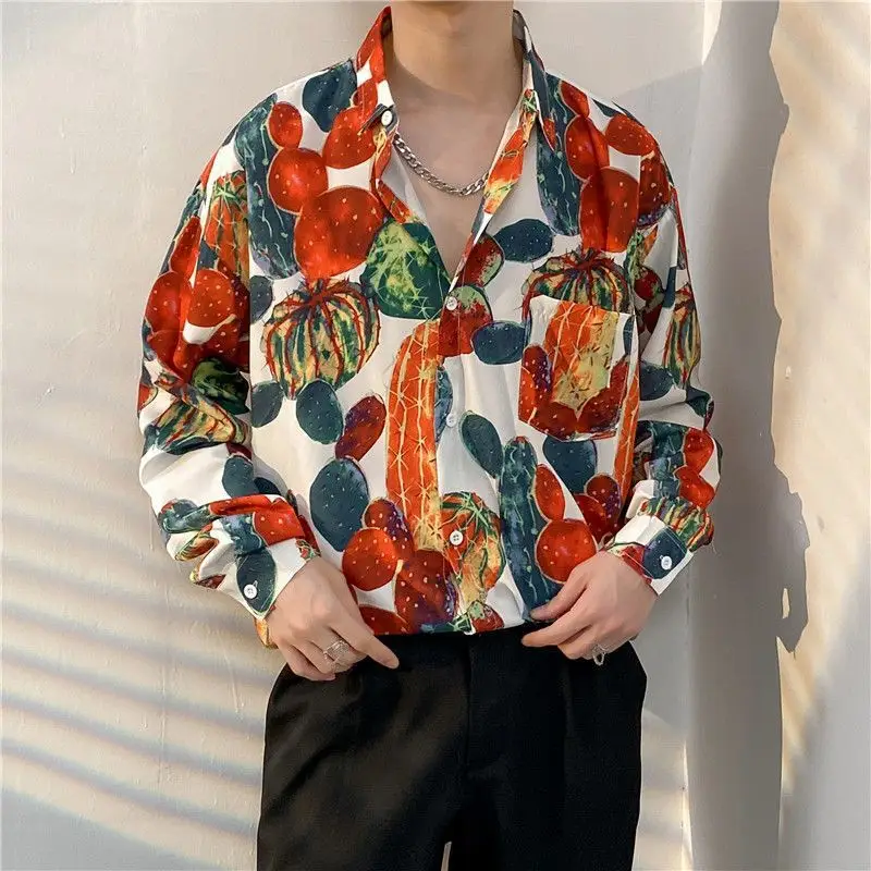 Fairy Shirt Men's Printed Long Sleeve Spring Autumn - Image 29
