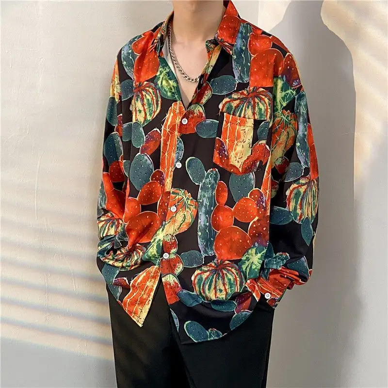 Fairy Shirt Men's Printed Long Sleeve Spring Autumn - Image 30