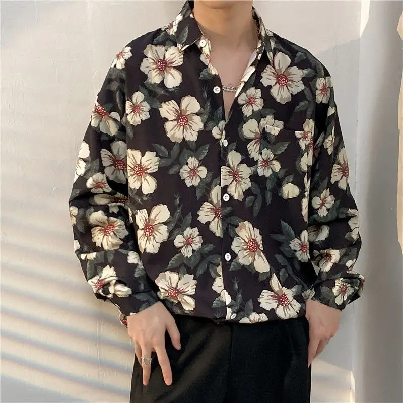 Fairy Shirt Men's Printed Long Sleeve Spring Autumn - Image 31