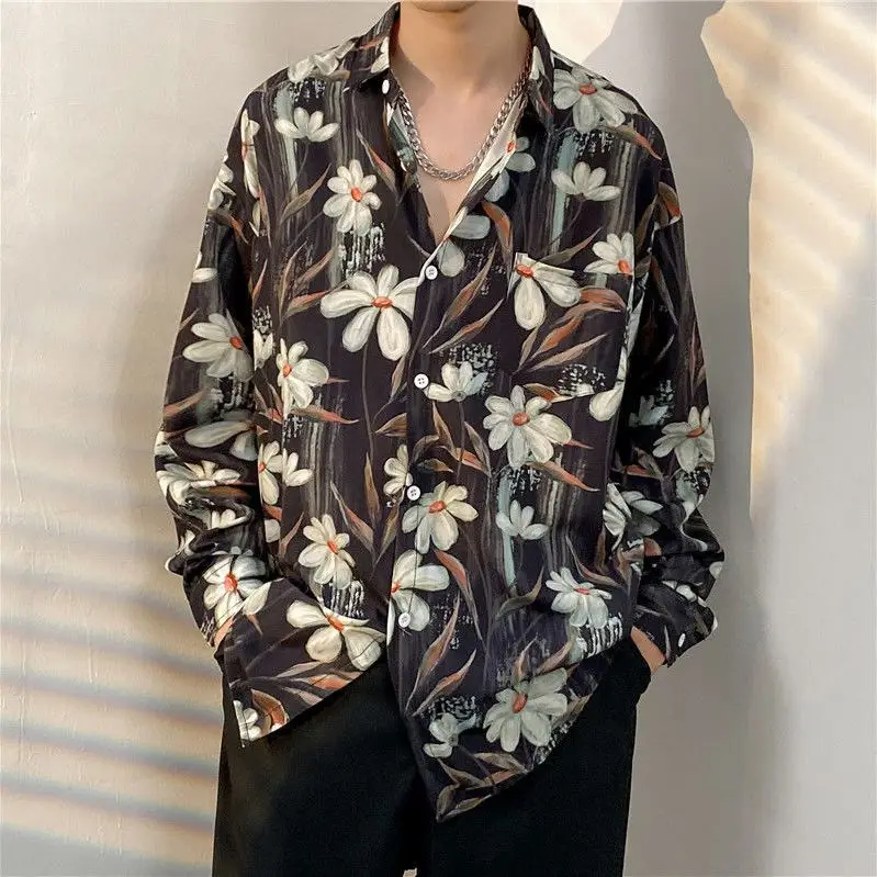 Fairy Shirt Men's Printed Long Sleeve Spring Autumn - Image 32
