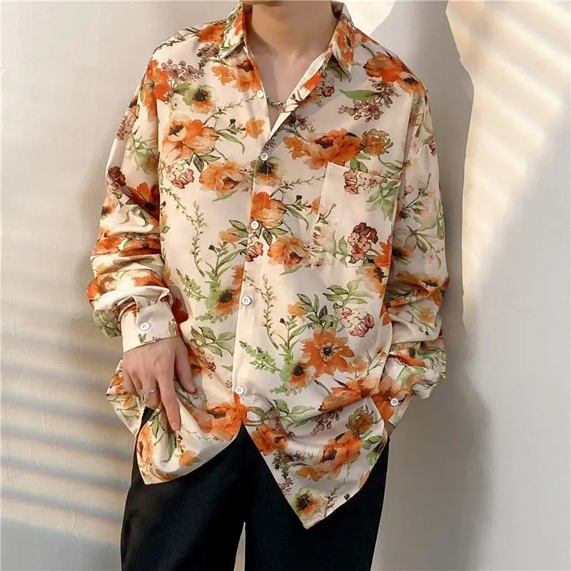 Fairy Shirt Men's Printed Long Sleeve Spring Autumn - Image 33