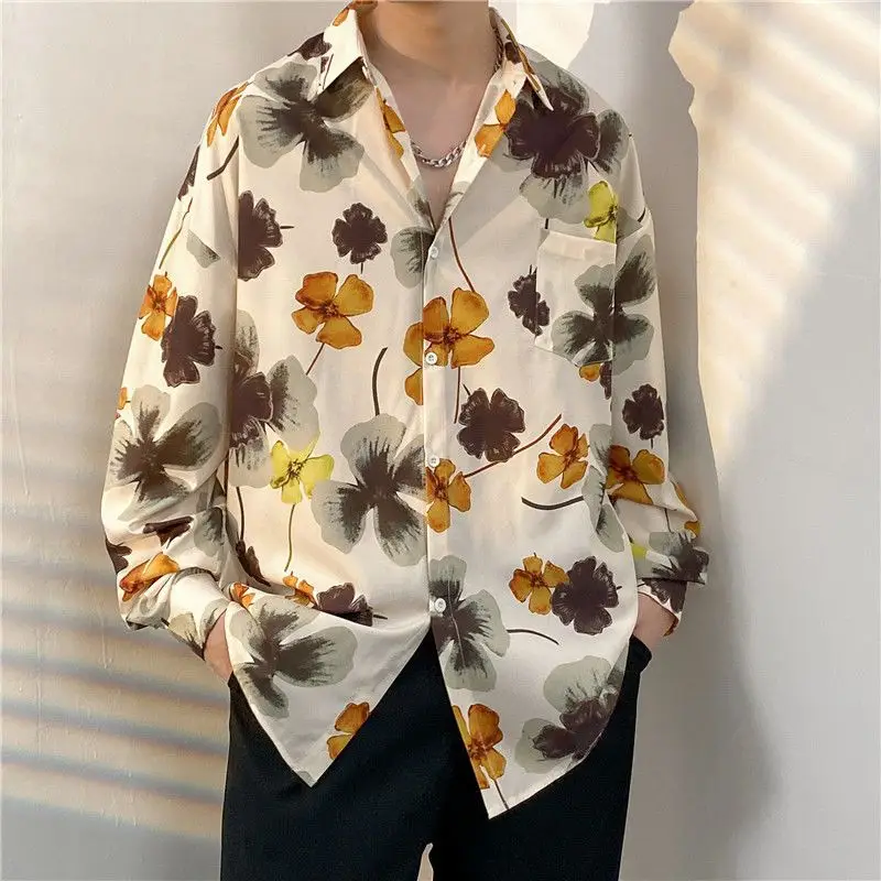 Fairy Shirt Men's Printed Long Sleeve Spring Autumn - Image 35
