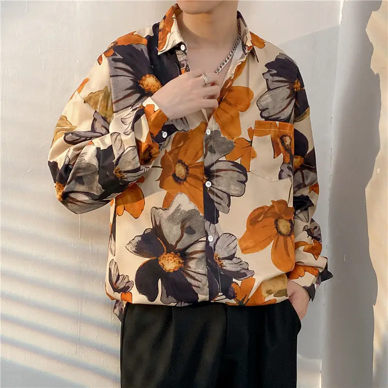 Fairy Shirt Men's Printed Long Sleeve Spring Autumn - Image 36