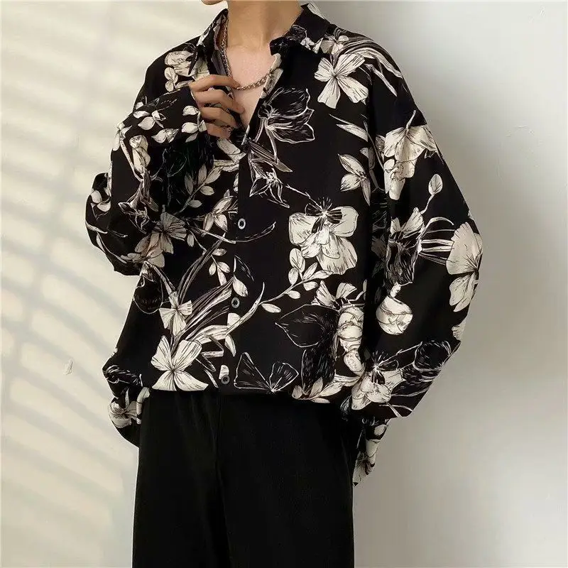 Fairy Shirt Men's Printed Long Sleeve Spring Autumn - Image 37