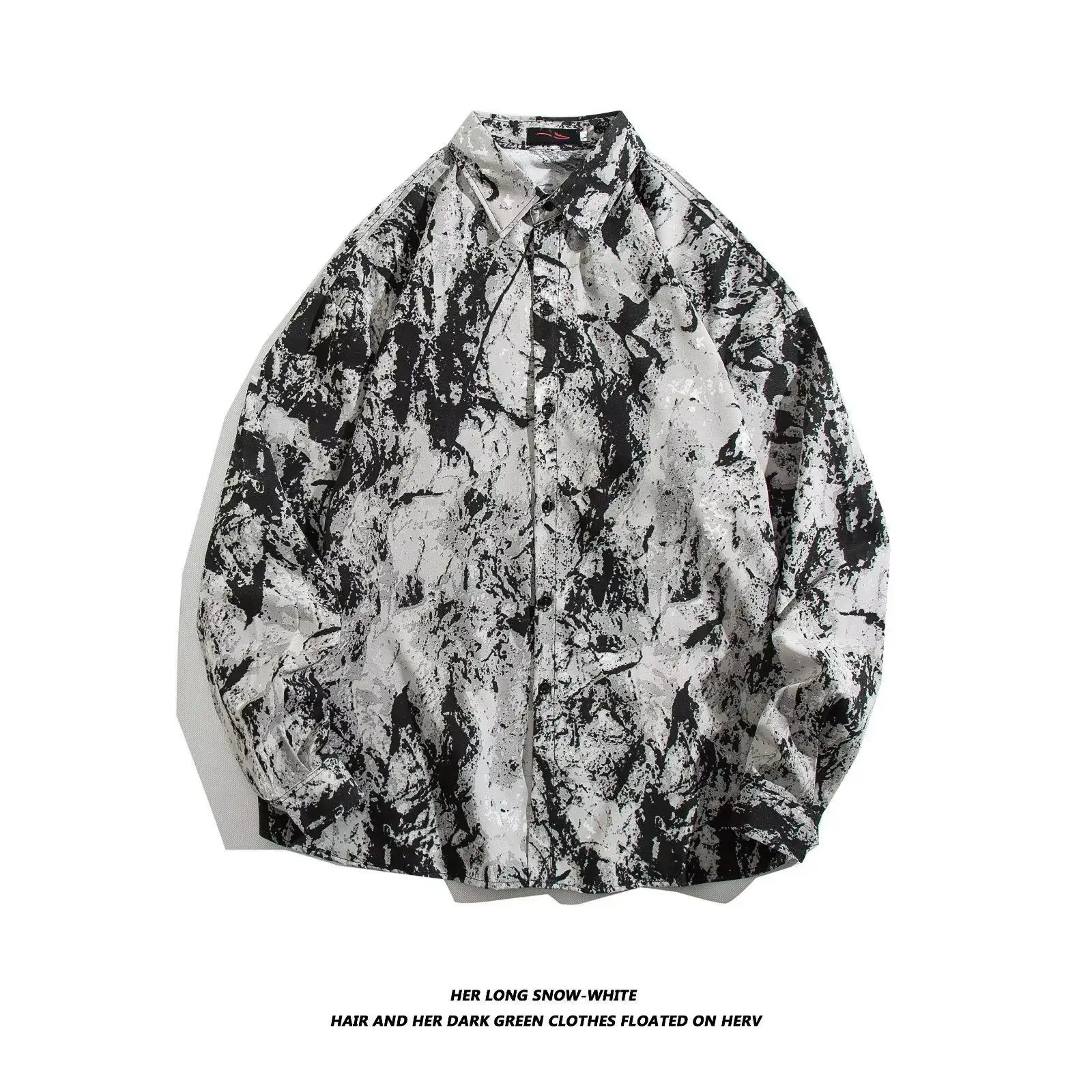 Hong Kong Style Floral Long Sleeve Coat for Men Women - Image 37