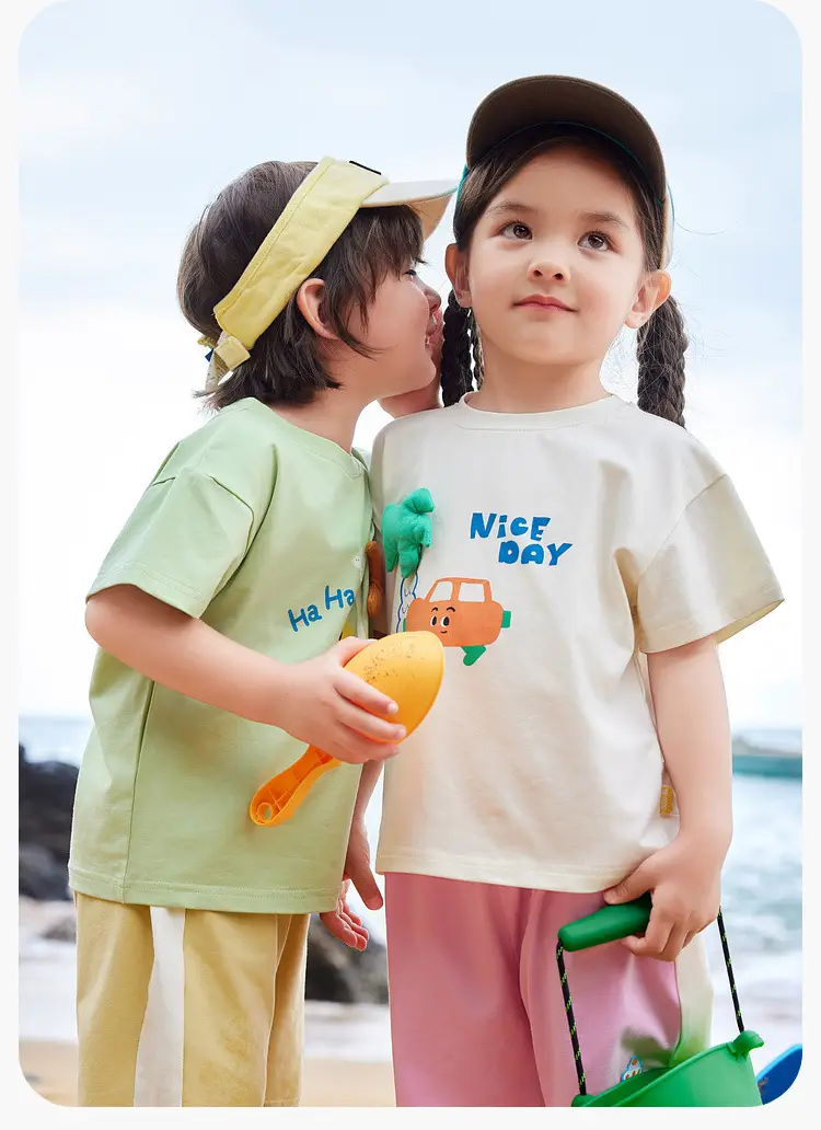 Dudu Baby T-shirt Light Green Short Sleeve Summer — feature 12