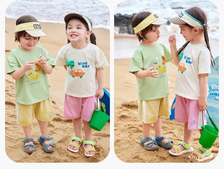 Dudu Baby T-shirt Light Green Short Sleeve Summer — feature 15