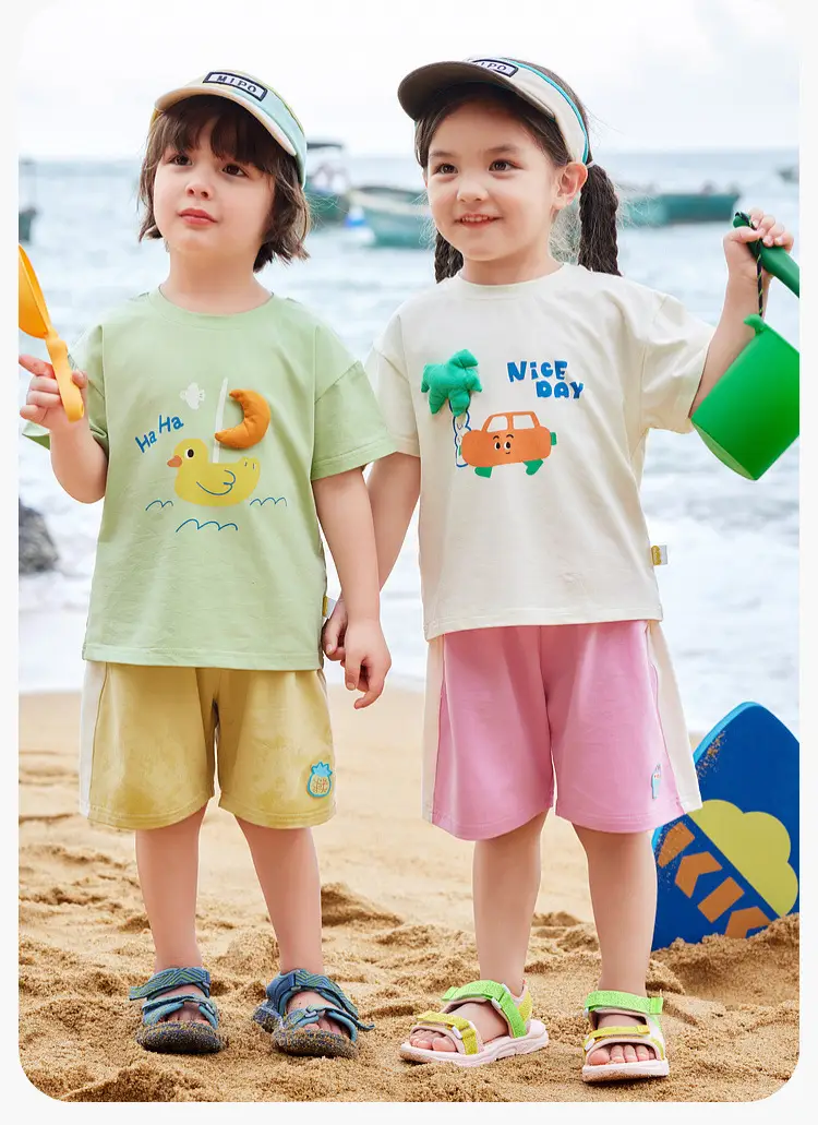 Dudu Baby T-shirt Light Green Short Sleeve Summer — feature 16