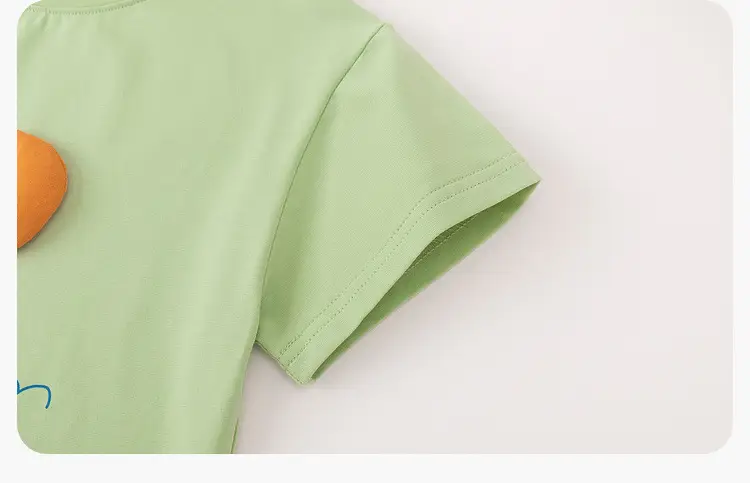 Dudu Baby T-shirt Light Green Short Sleeve Summer — feature 18