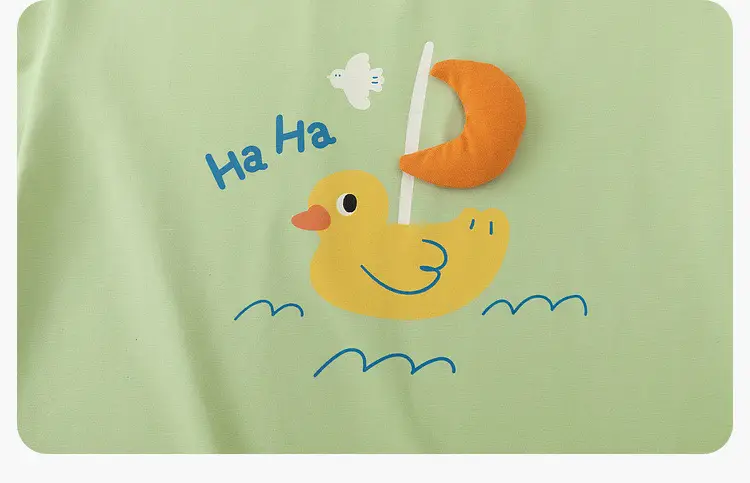 Dudu Baby T-shirt Light Green Short Sleeve Summer — feature 19