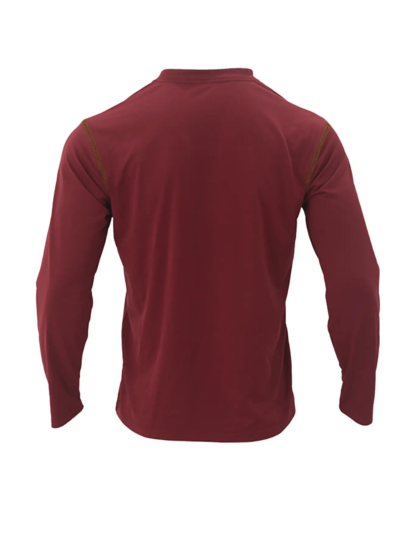 Men's White Long Sleeve Collar Polo Shirt — feature 17