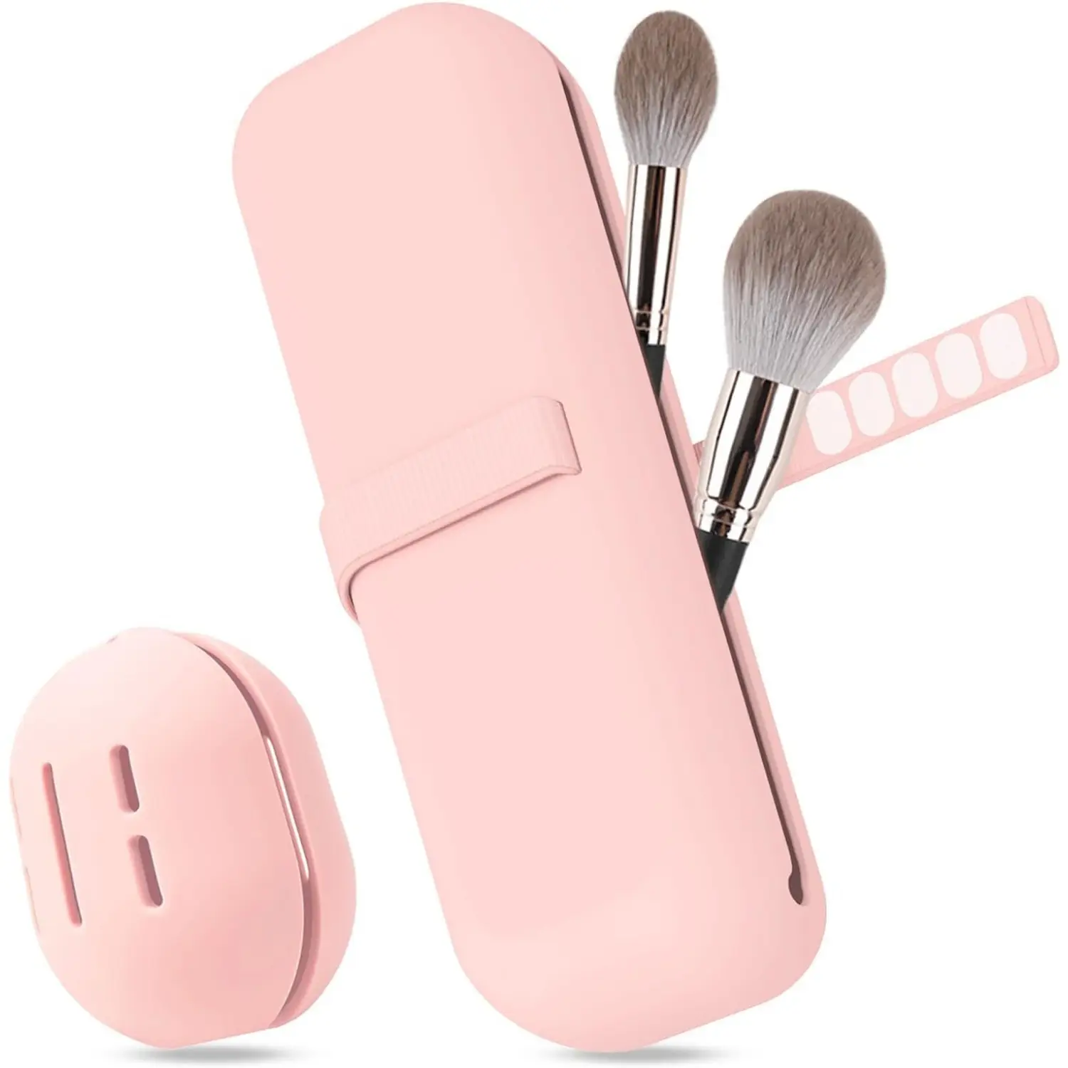 Cross-border Makeup Brush Storage Bag with Powder Puff - Image 6