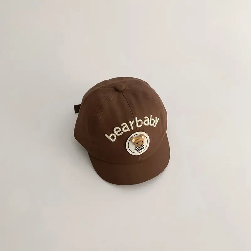 Yipan Baby Cap Blue with Bear Design - Image 4